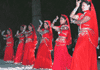 Women dance in festival
